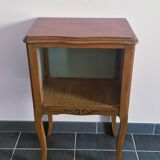 Vintage wooden bedside table