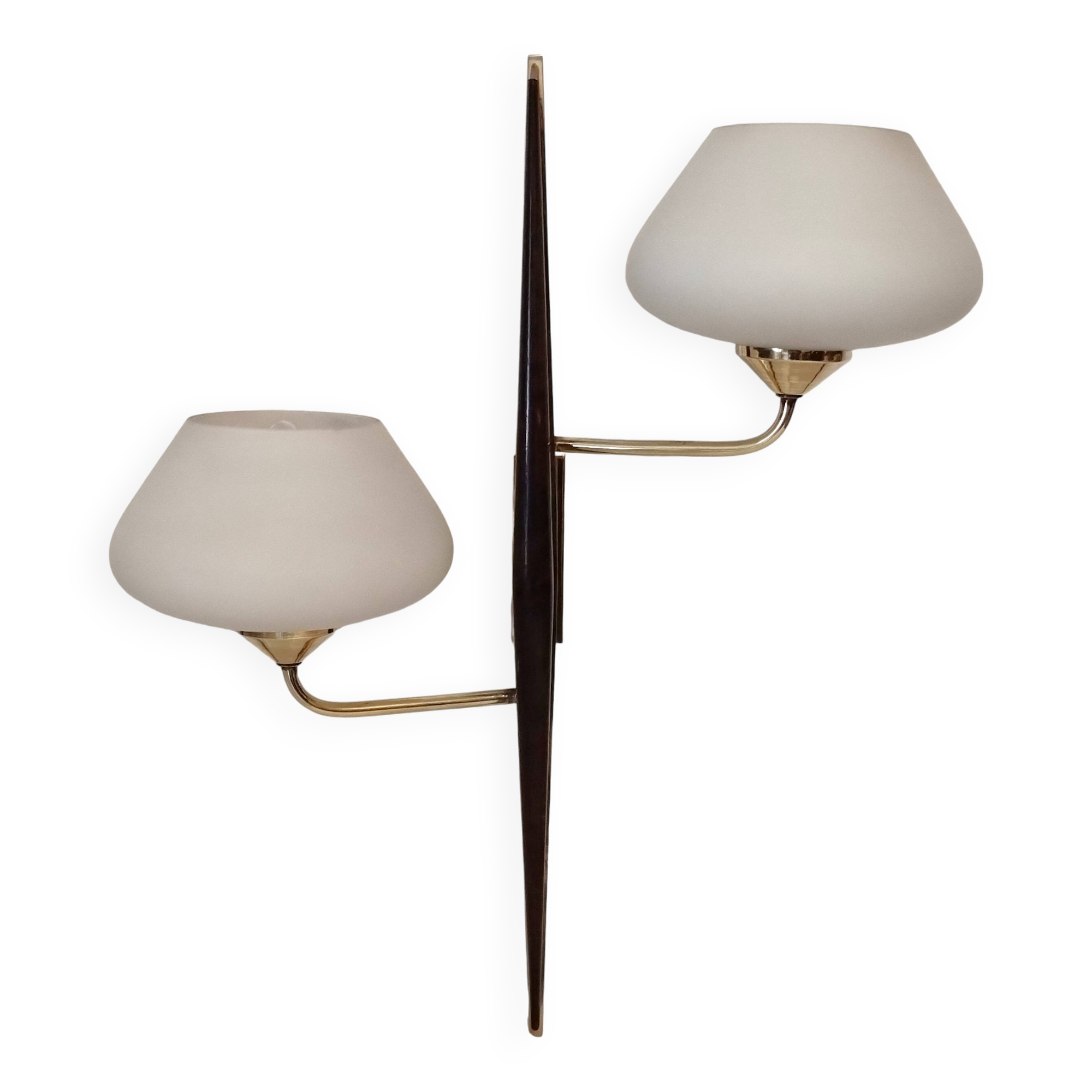 Arlus double house wall light, 1950s