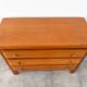 Large elm chest of drawers from Maison Regain, vintage 80s.