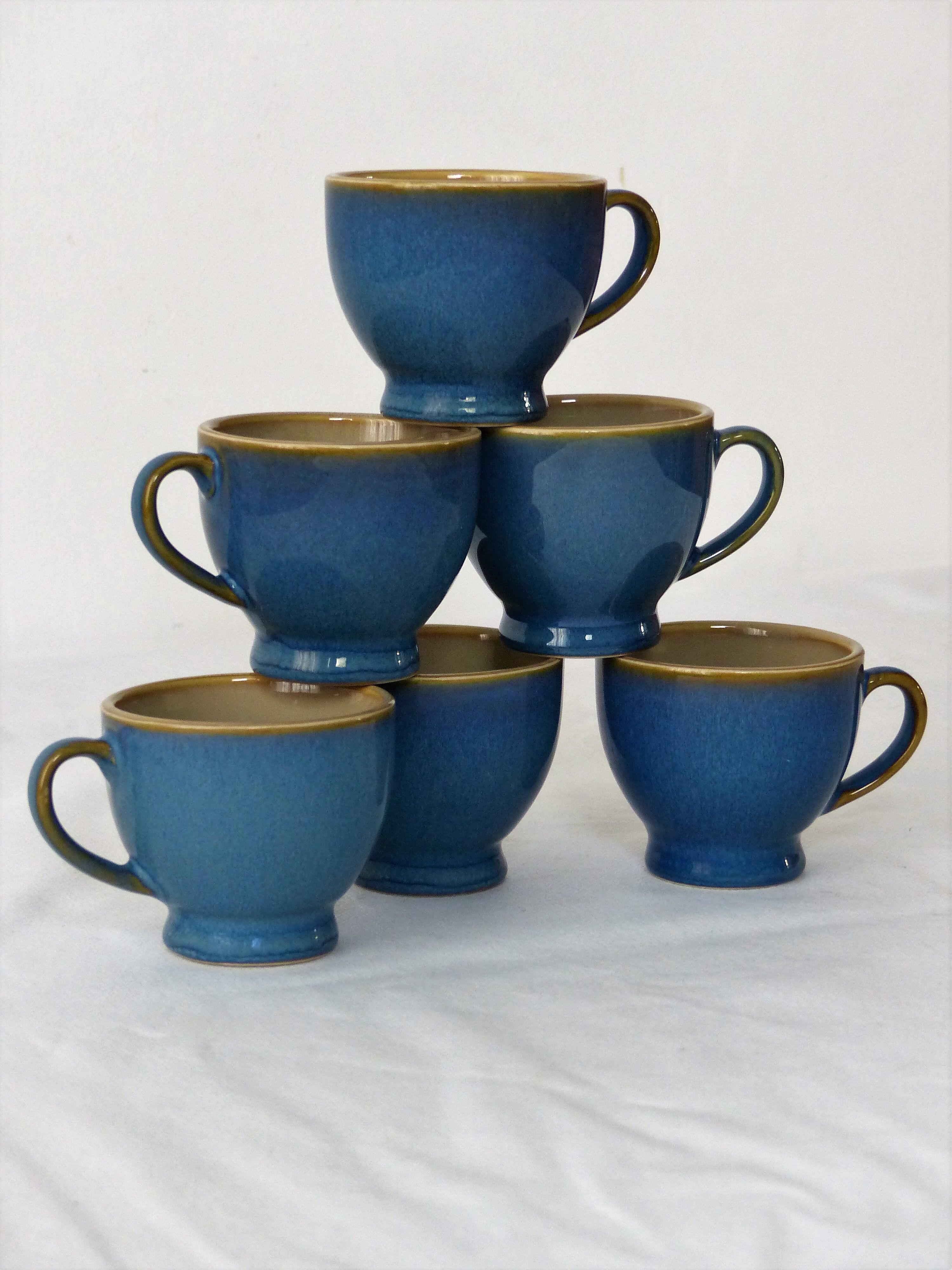 6 ceramic cups