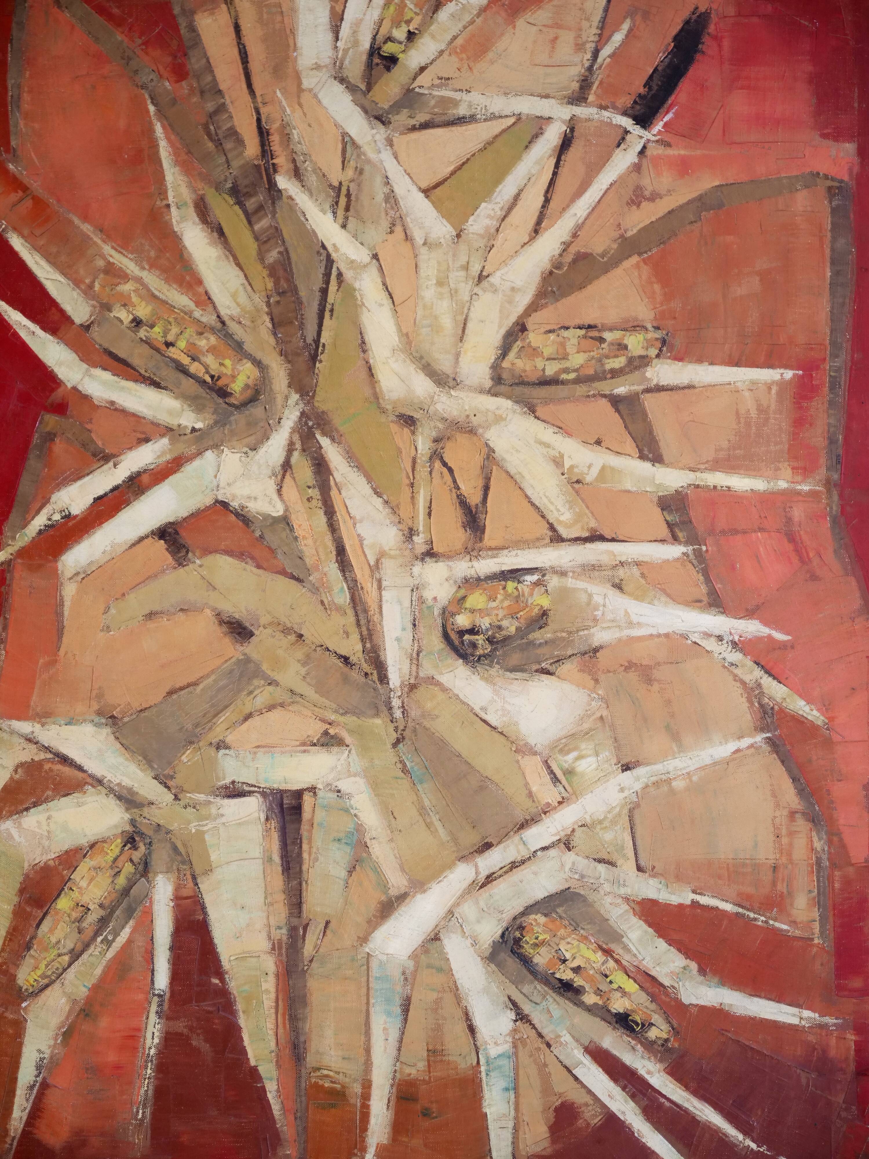 Geometric nature painting by marco magis