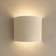 Matte glazed ceramic crocodile print wall light - French manufacture