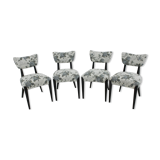 4 1950s Jindrich Halabala dining chairs,Czechoslovakia