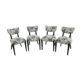 4 1950s Jindrich Halabala dining chairs,Czechoslovakia