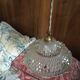 Hanging moulded glass with cable