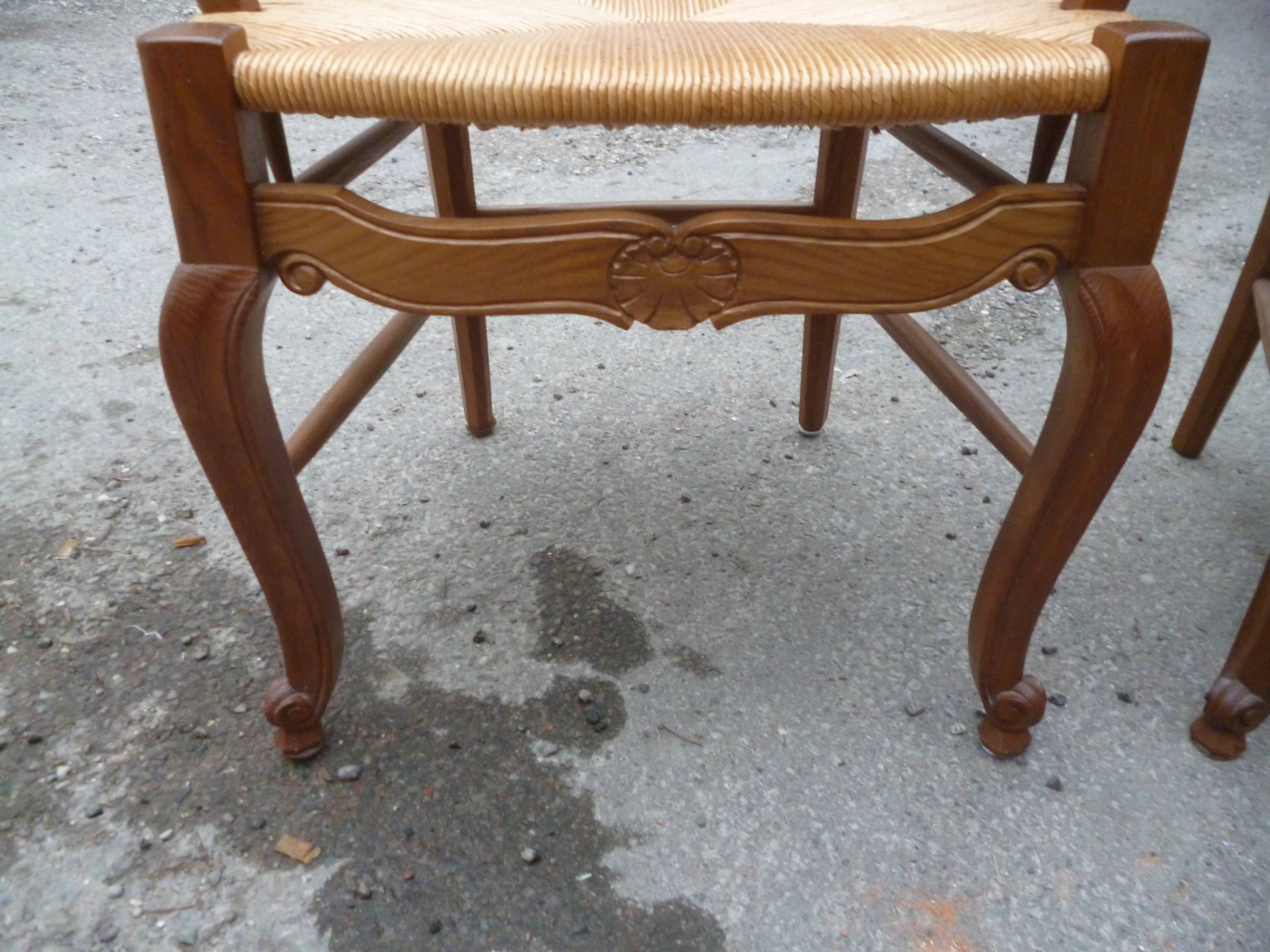 Pair of Louis XV style armchairs