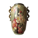 Vase en terre cuite décor d’églantines