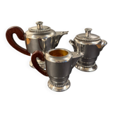 Silver-plated metal coffee service, Art Deco