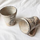 Rare ceramic service Bernardo Zaldizar