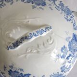 Ironware soup tureen "Snowball" model Saint Amand and Hamage