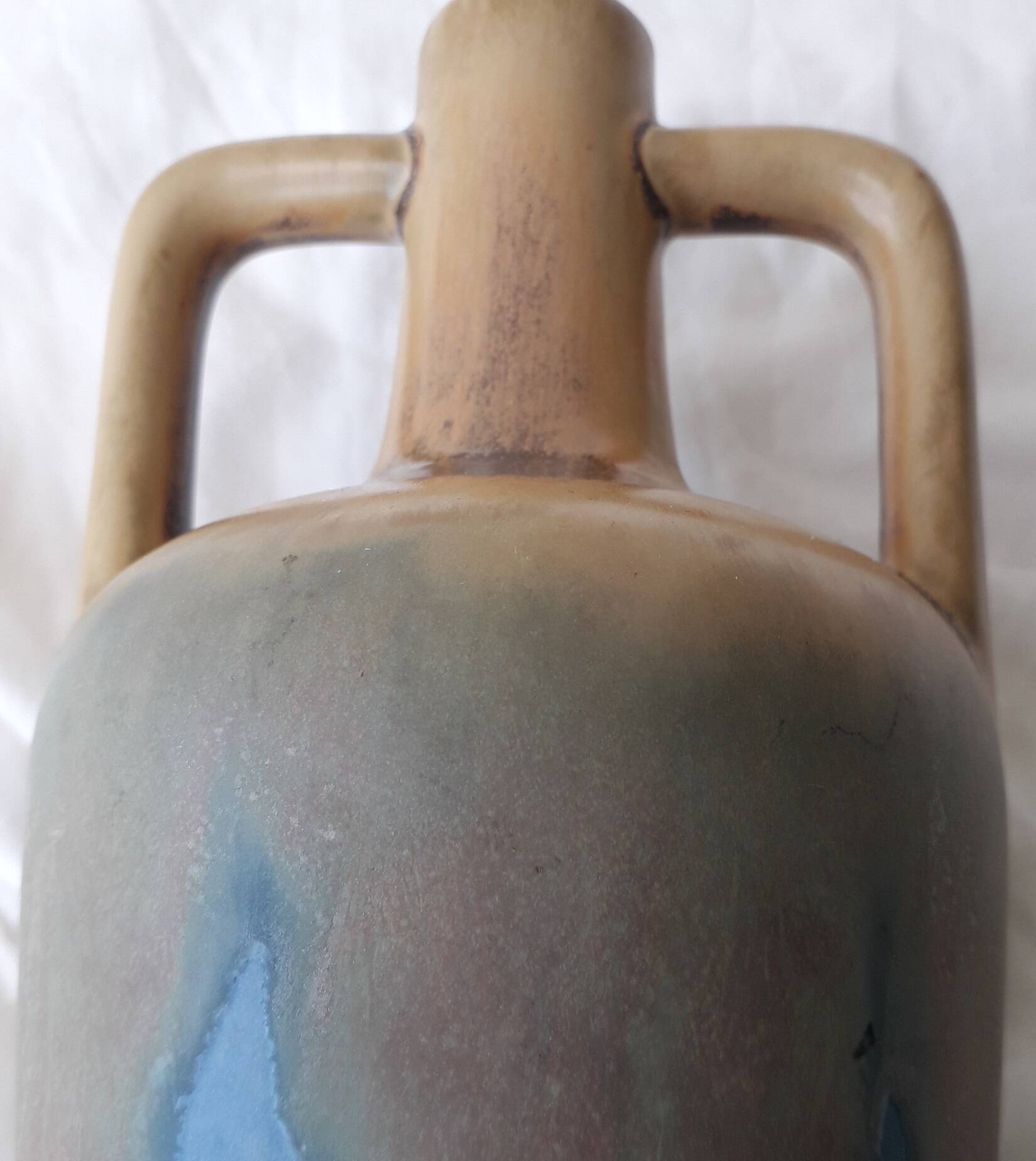 Stoneware single-stem vase