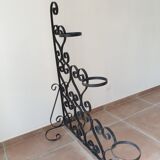 Gate wrought iron plants