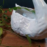 White Swan Cache Pot / Vase