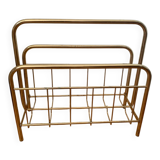 Gold-plated brass magazine rack