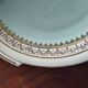 Dish and 11 dessert plates in porcelain by Chapus Frères Limoges.
