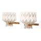 Two wall lamps by Peter Hvidt and Orla Molgaard Nielsen for Le Klint