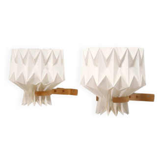 Two wall lamps by Peter Hvidt and Orla Molgaard Nielsen for Le Klint