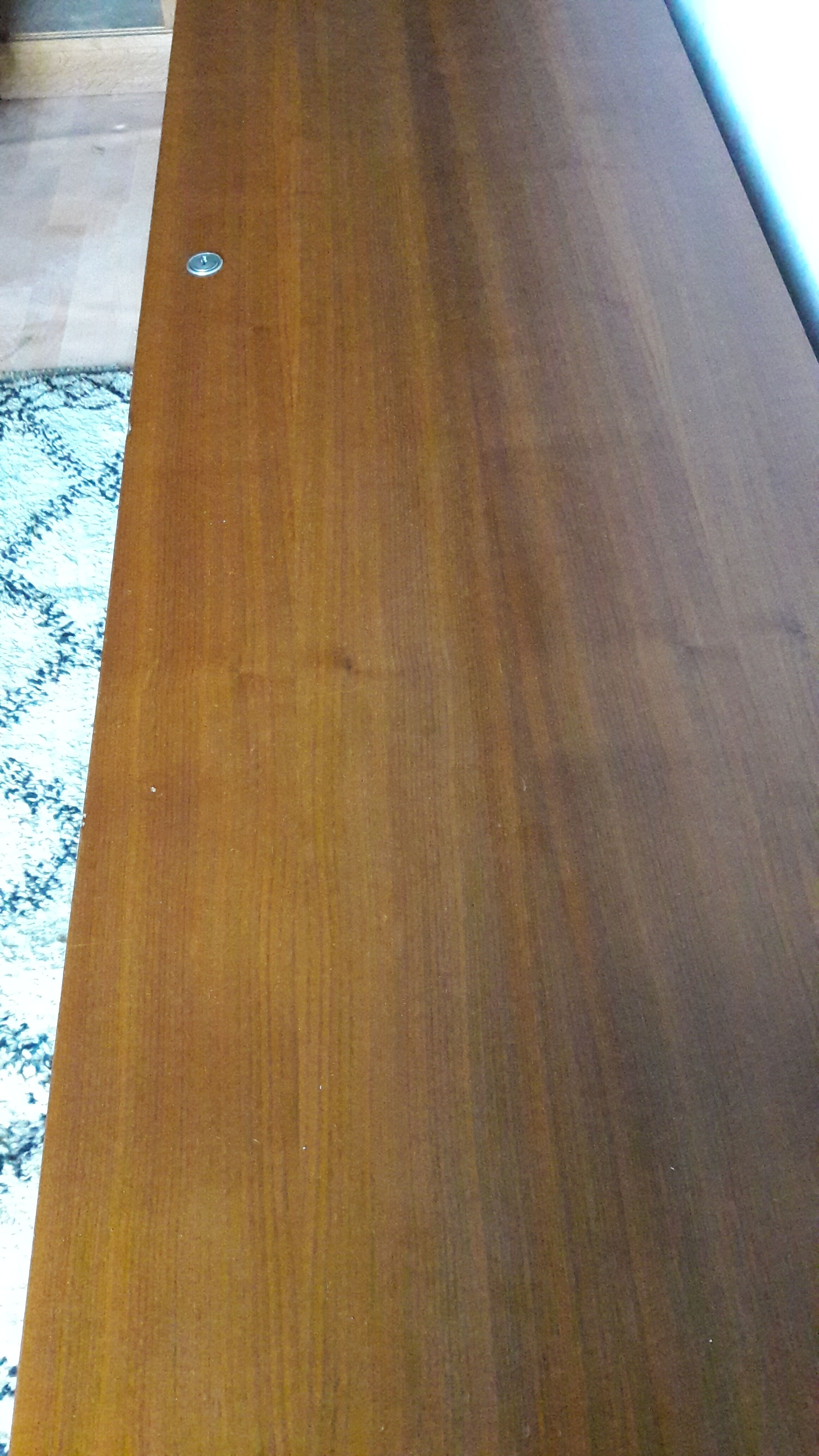 Row 70's chrome and teak plywood