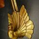 Pair of wall sconces with peacocks from the Art Nouveau period - bronze by Charles Ranc.