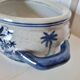 Beautiful Chinese glazed porcelain cachepot or pot, an authentic piece