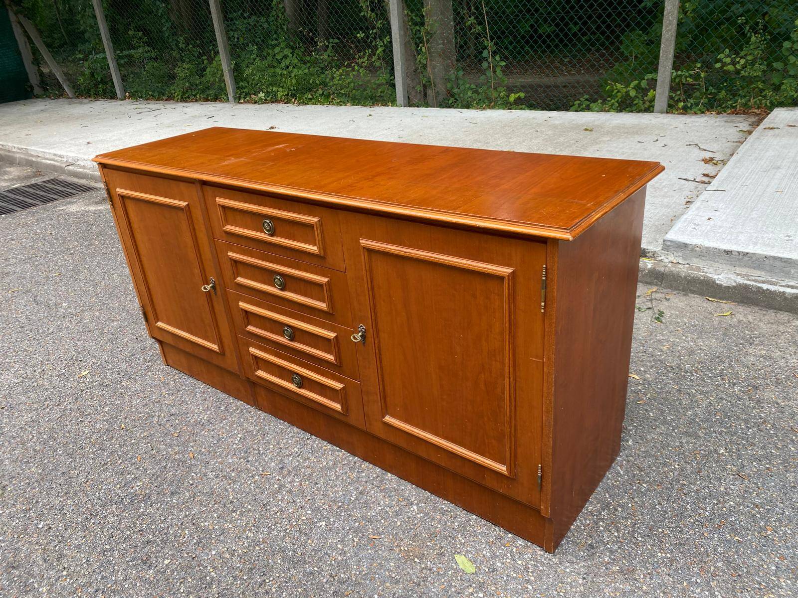 Large low storage unit / Sideboard 155 cm Ideal for 70's TV unit