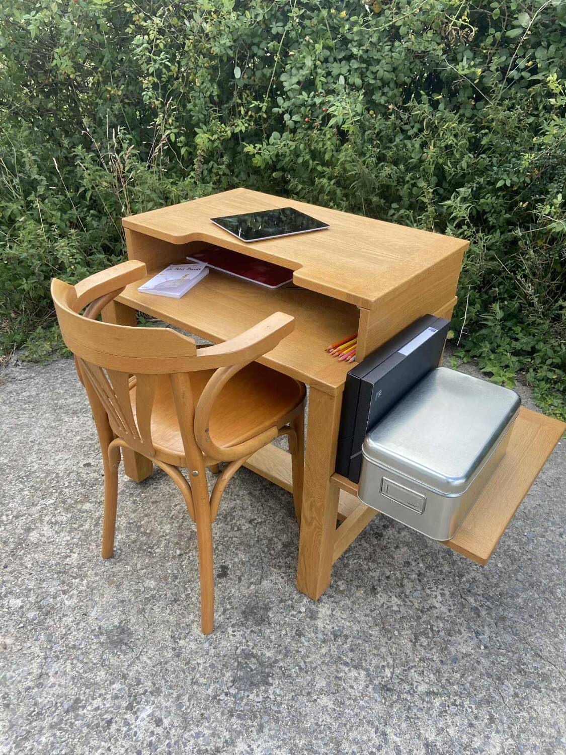 Wooden desk