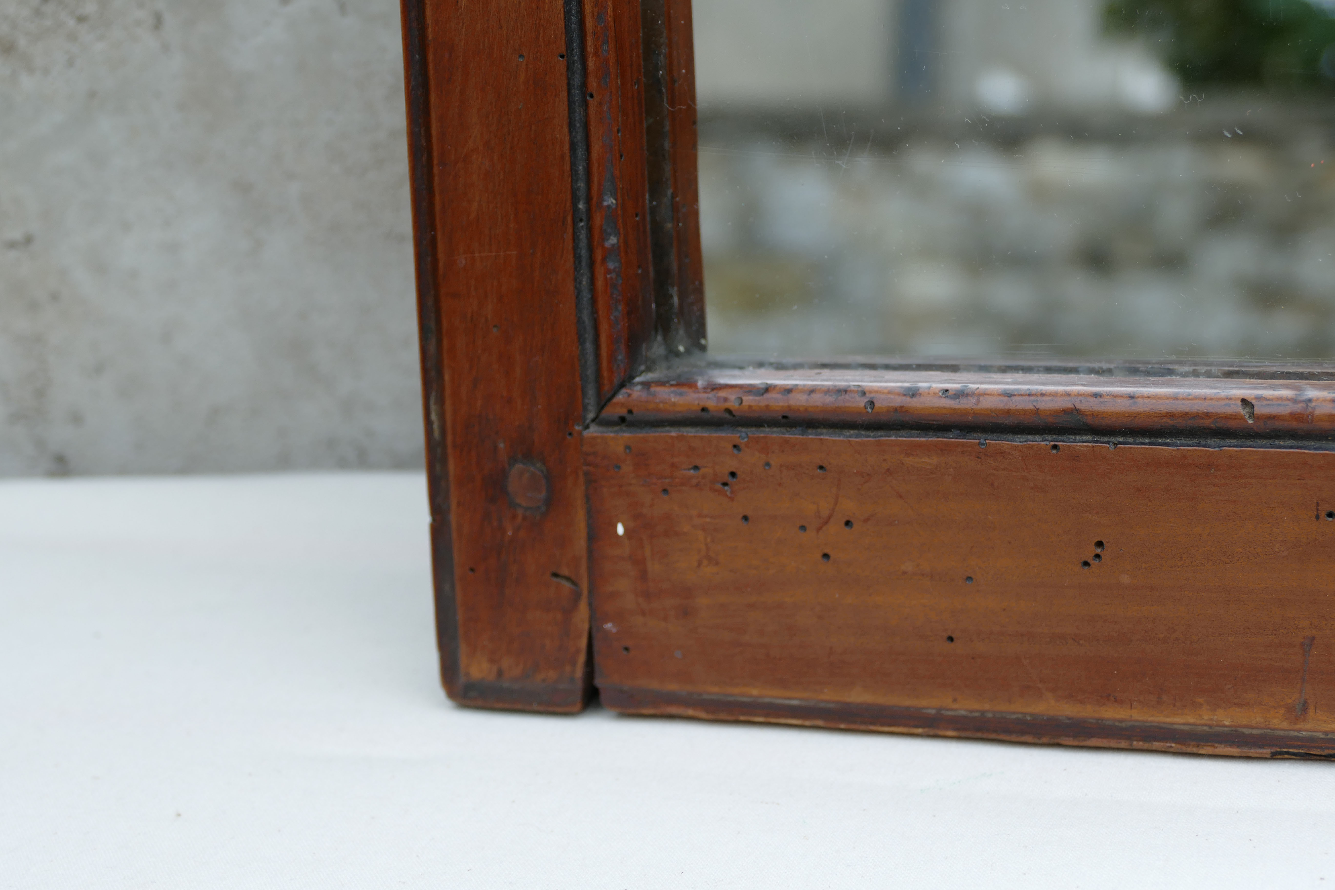 Antique wooden mirror 36x49cm