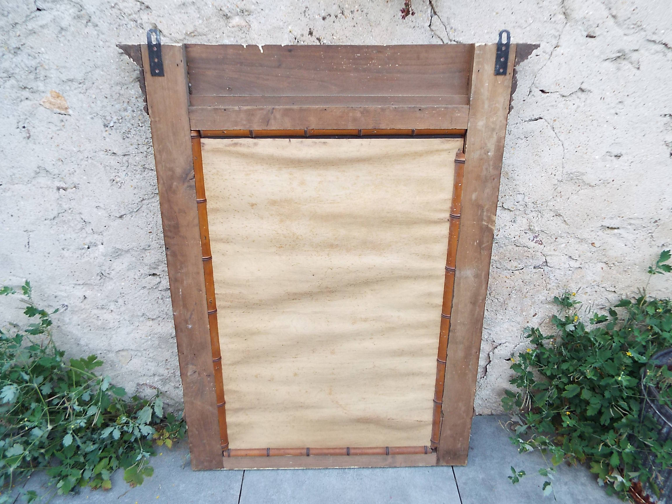 Old mirror henri ii light