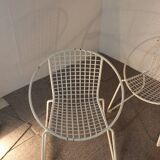 4 iron armchairs, design
