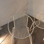 4 iron armchairs, design
