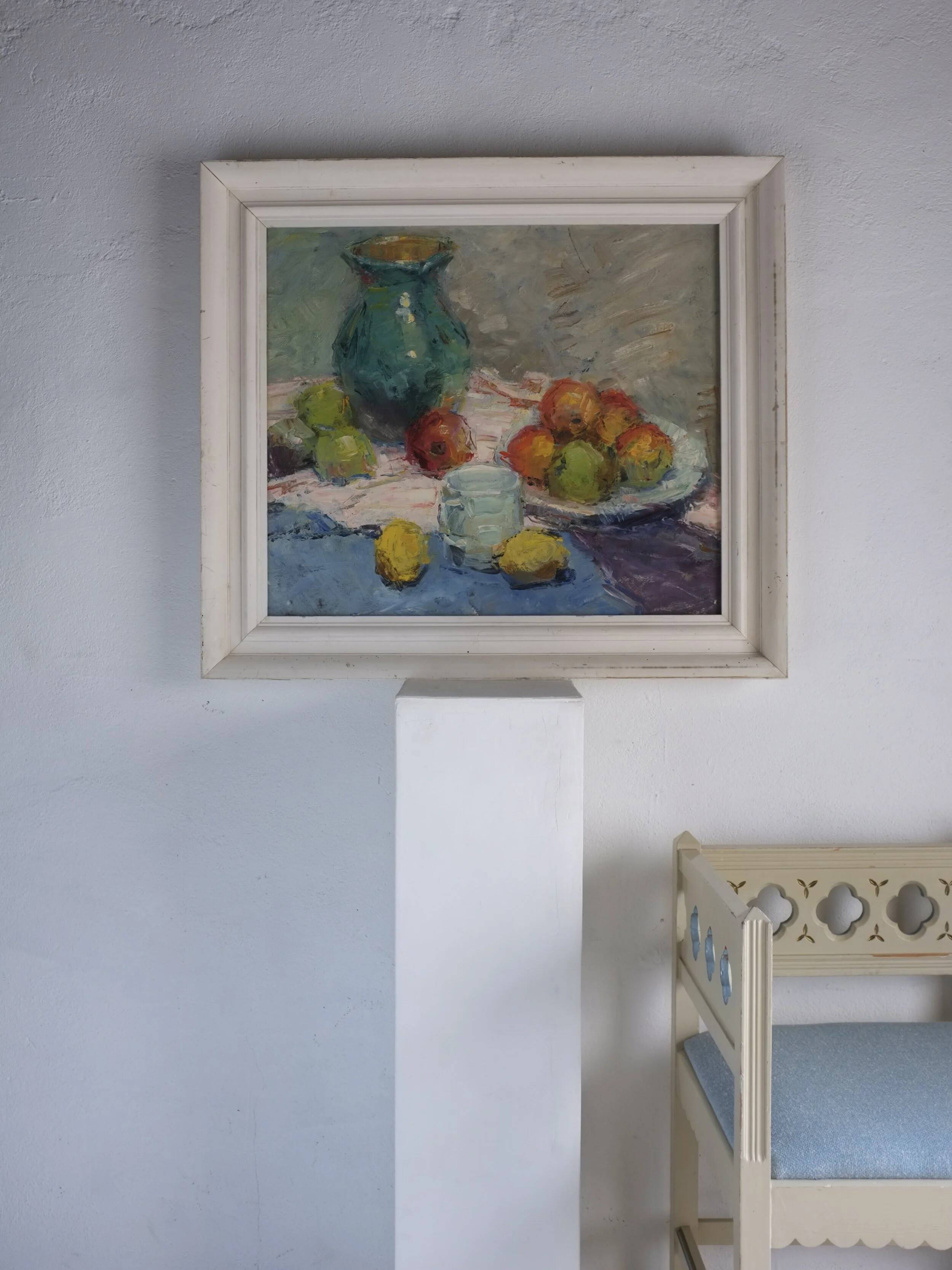 Vintage still life oil painting | Leonid Moshenkov | 1980s