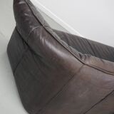 Brown Leather Andes Sofa by Gerard van den Berg for Montis, 1970s