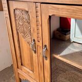 Art Deco sideboard in raw wood