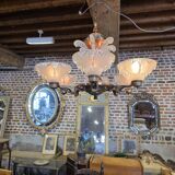 Ezan Art Deco 6-light chandelier