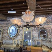 Ezan Art Deco 6-light chandelier