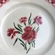 Set of 11 plates signed Mignardises Sarreguemines hand painted decor