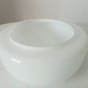 Old vintage globe lampshade in opaline.