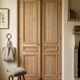 Pair of pine doors from the 19th century.
