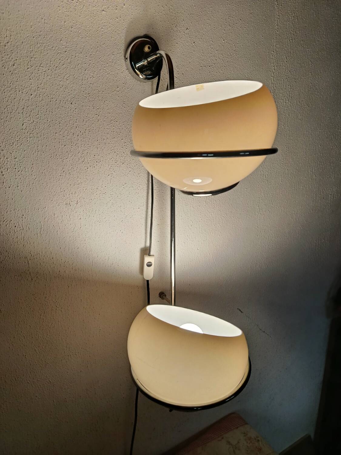 Space Age 70s wall light