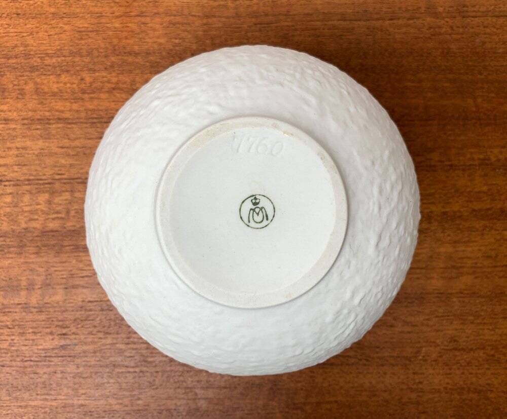 German ceramic vase mid-century style from Porzellanfabrik Metzler & Ortloff, 1960s