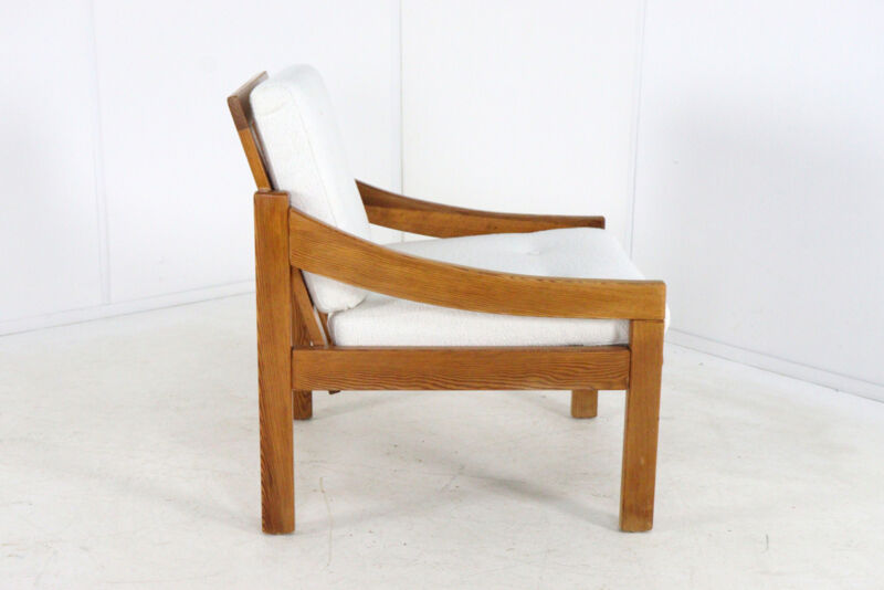 Fauteuil en pin 'Gassel' | 2 pièces en stock