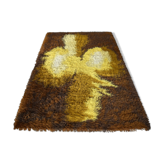 Tapis abstrait vintage des années 1960