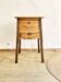Old wooden hinged cabinet