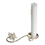 Silver-plated candle holder