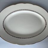 Plat ovale en faïence de gien