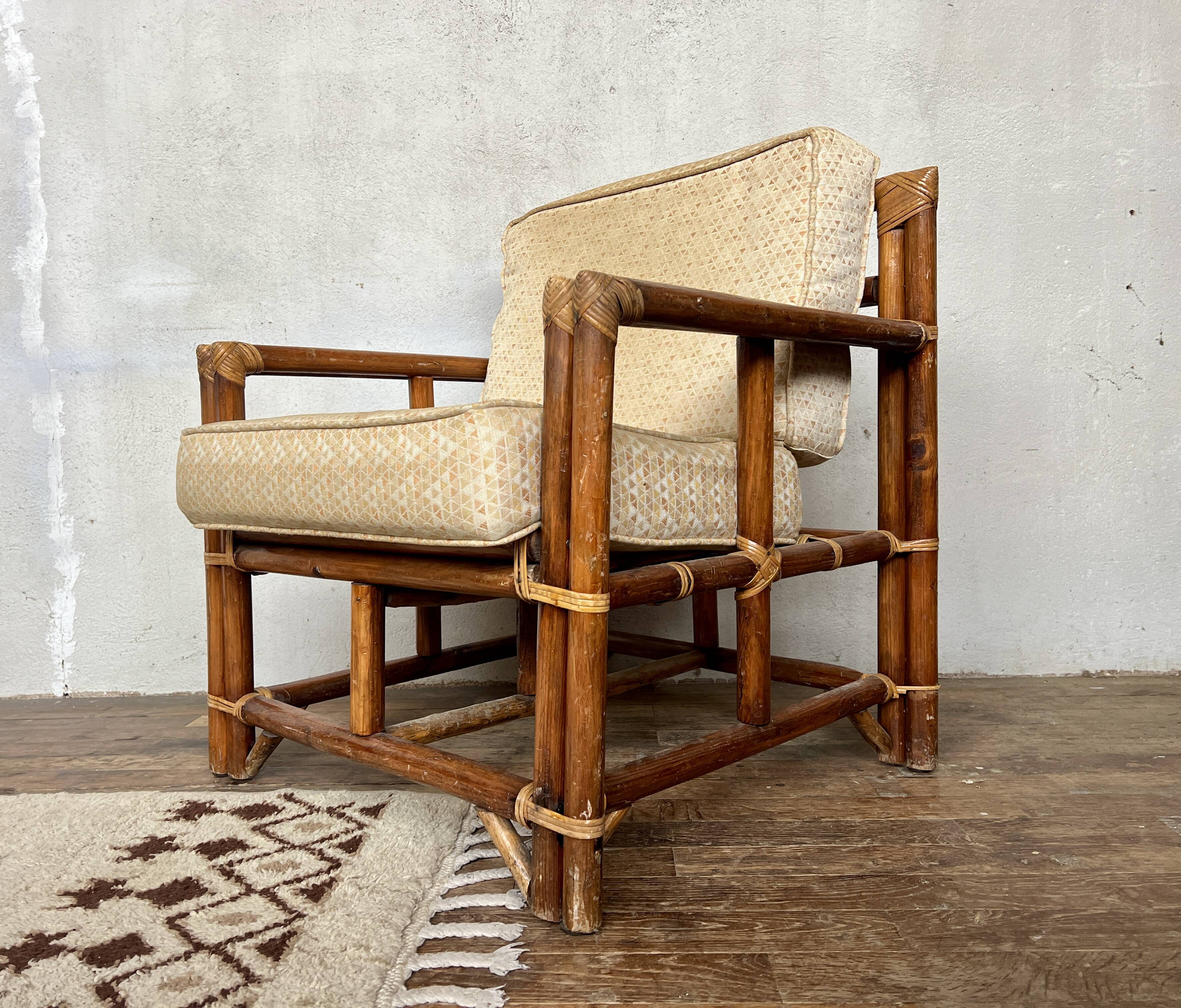 ✨ Vintage rattan armchairs – 1960s ✨