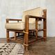 Fauteuils en rotin, années 60