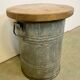 Vintage industrial stool, 1960s