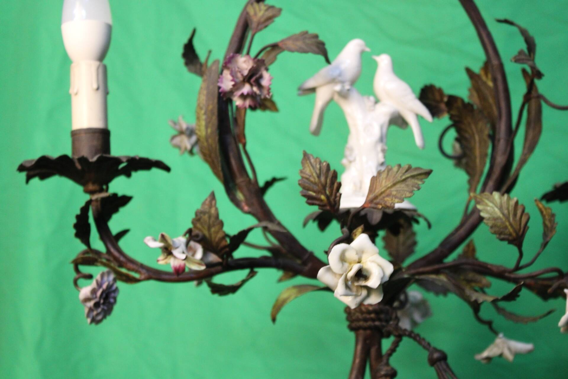 Italian Fiorentine chandelier circa 1930