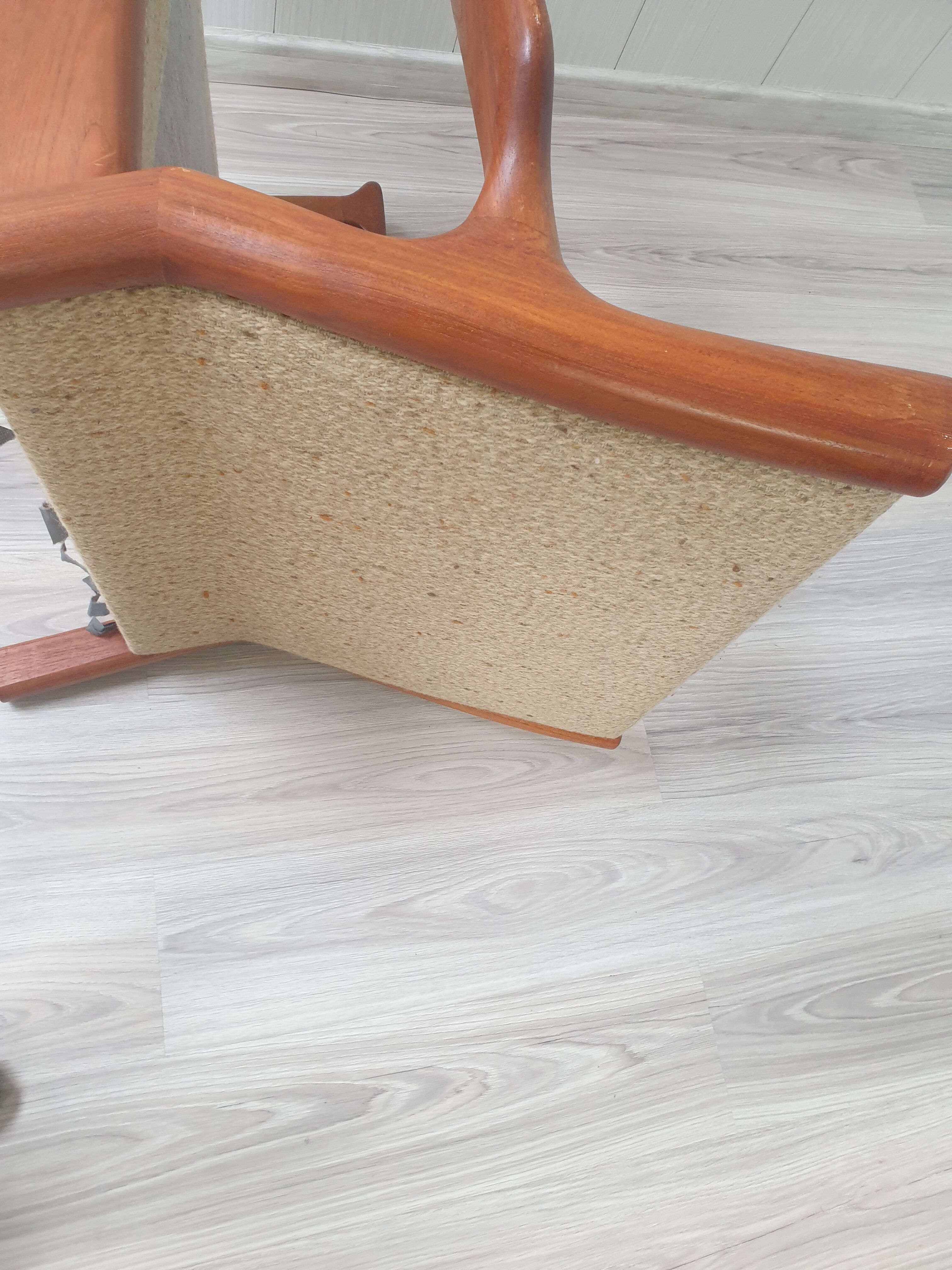 Mid - Century Danish teak armchair.